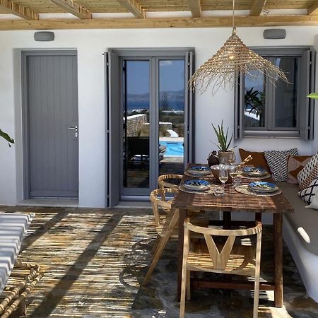 Villa Ypsilon Naxos - Luxury Holiday House With Amazing Sea View & Private Pool Agia Anna  Ngoại thất bức ảnh