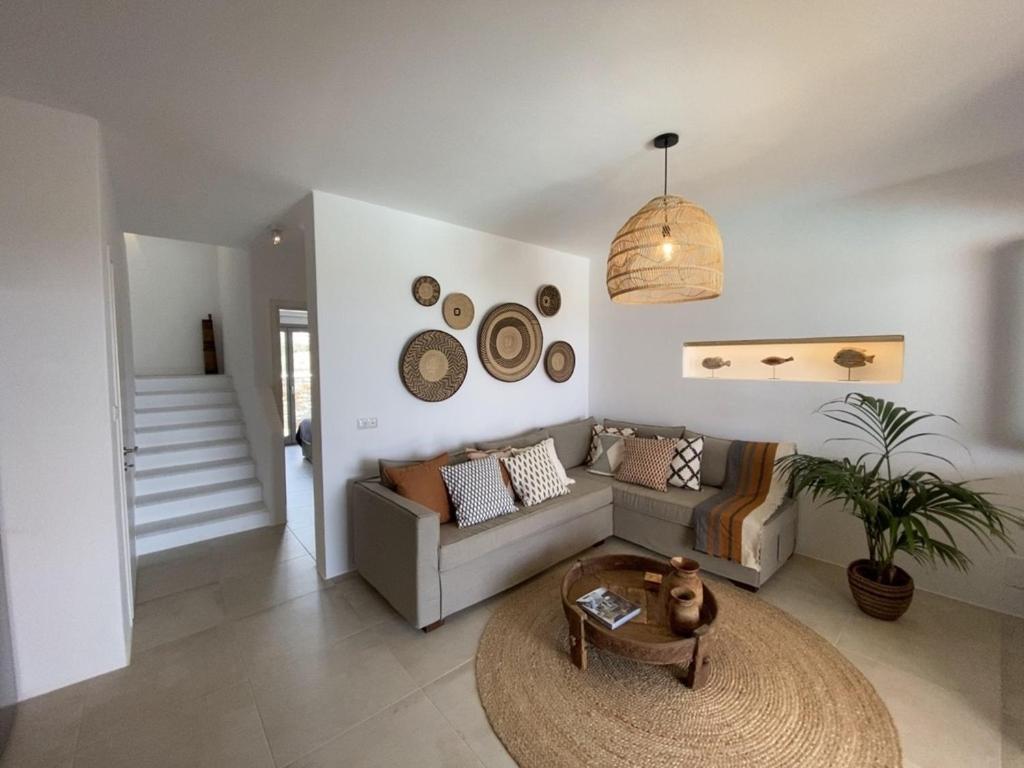Villa Ypsilon Naxos - Luxury Holiday House With Amazing Sea View & Private Pool Agia Anna  Ngoại thất bức ảnh