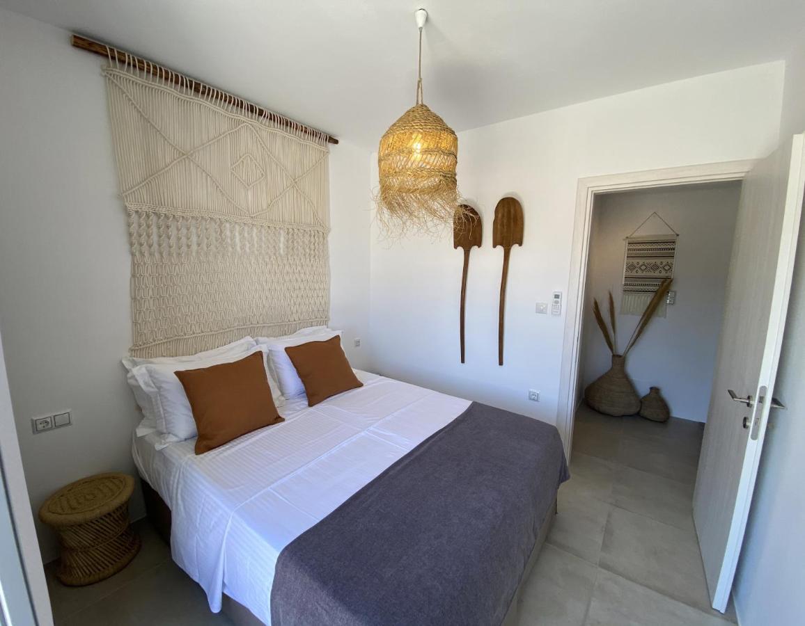 Villa Ypsilon Naxos - Luxury Holiday House With Amazing Sea View & Private Pool Agia Anna  Ngoại thất bức ảnh